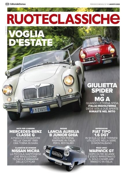 RuoteClassiche – Agosto 2023 Cover