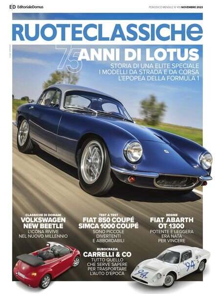 RuoteClassiche – Novembre 2023 Cover