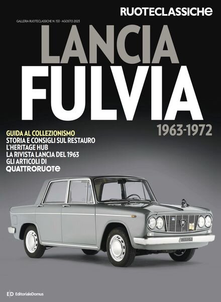 RuoteClassiche Speciali – Agosto 2023 Cover