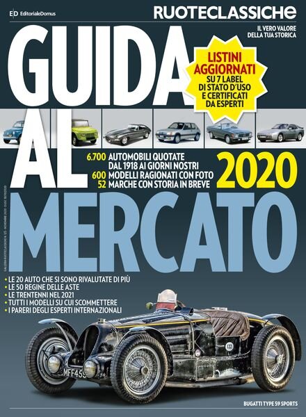RuoteClassiche Speciali – Novembre 2020 Cover