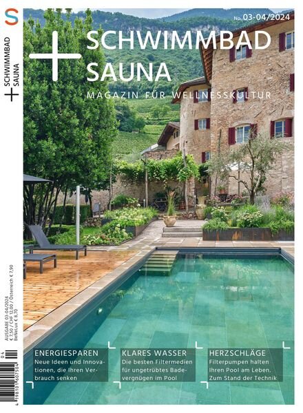 Schwimmbad + Sauna – Marz-April 2024 Cover