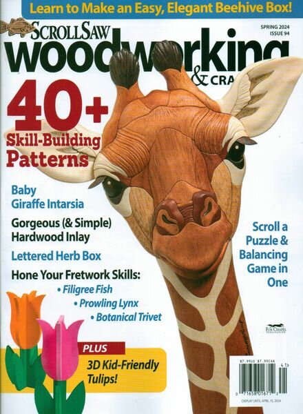 ScrollSaw Woodworking & Crafts – Spring 2024 Cover