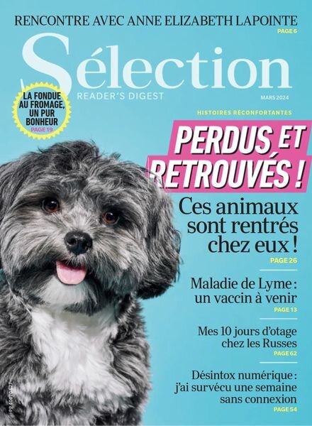 Selection du Reader’s Digest – Mars 2024 Cover