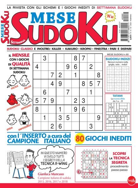 Settimana Sudoku Mese – Febbraio 2024 Cover