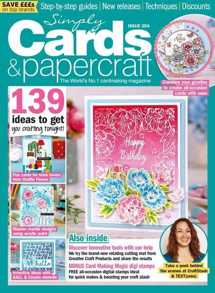 Simply Cards & Papercraft – Issue 254 – February 2024 Cover