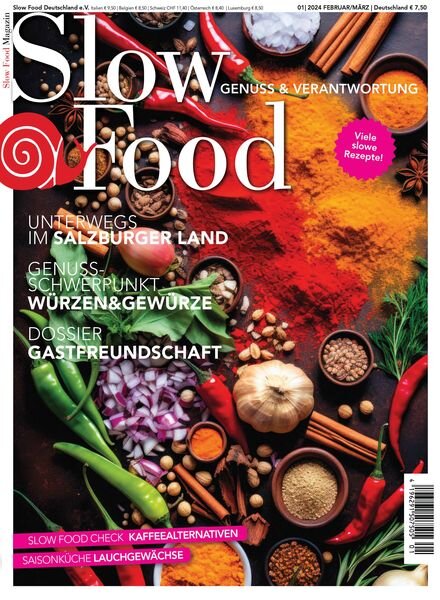 Slow Food Magazin – Februar-Marz 2024 Cover