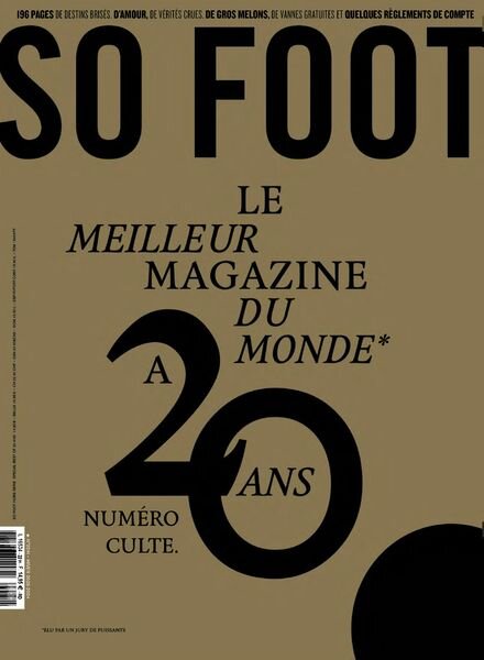 So Foot – Hors-Serie – Hiver 2023-2024 Cover