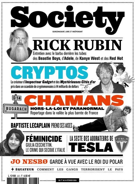 Society – 1 Fevrier 2024 Cover