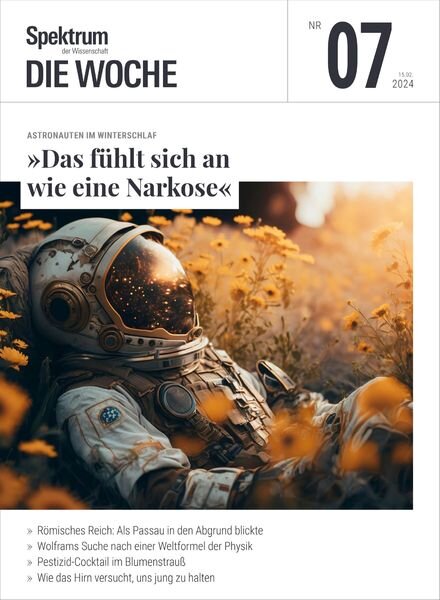 Spektrum Die Woche – 16 Februar 2024 Cover