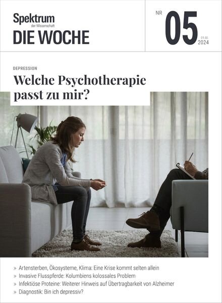 Spektrum Die Woche – 2 Februar 2024 Cover