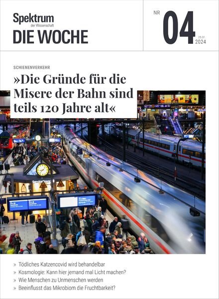Spektrum Die Woche – 26 Januar 2024 Cover