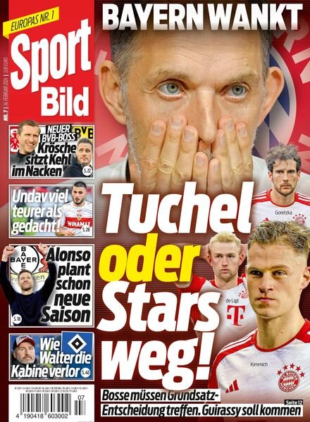 Sport Bild – 14 Februar 2024 Cover