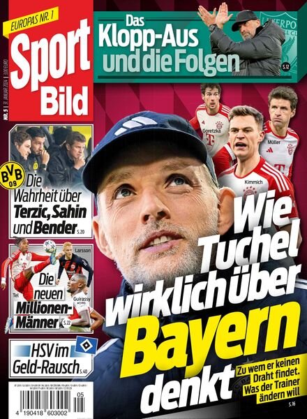 Sport Bild – 31 Januar 2024 Cover
