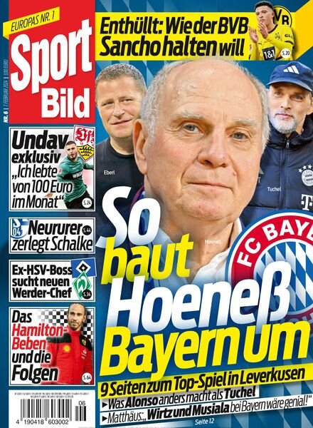 Sport Bild – 7 Februar 2024 Cover