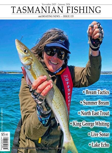 Tasmanian Fishing and Boating News – Issue 155 November 2023-January 2024 Cover