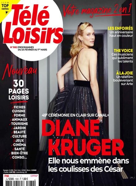 Tele Loisirs – 19 Fevrier 2024 Cover