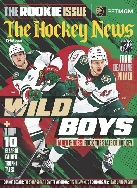 The Hockey News – Rookie Issue 2024 Cover