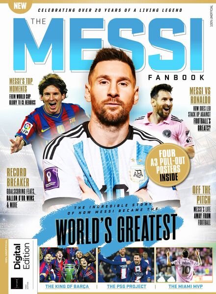 The Messi Fanbook – 1st Edition – 1 February 2024 Cover