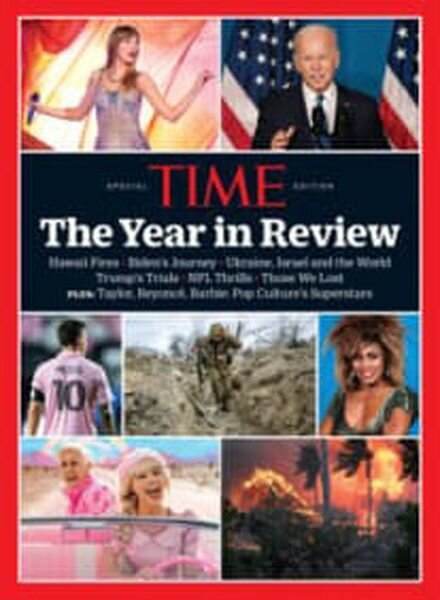 TIME The Year in Review – January 2024 Cover