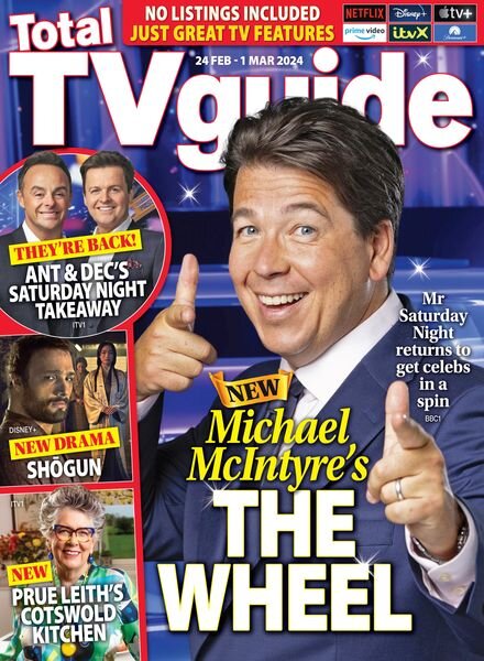Total TV Guide – Issue 9 – 24 February 2024 Cover