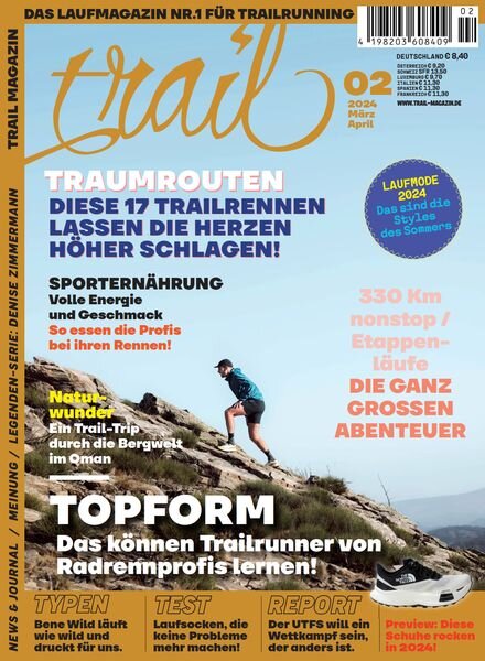 Trail Magazin – Marz-April 2024 Cover