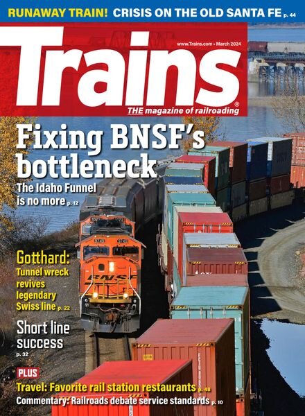 Trains – March 2024 Cover