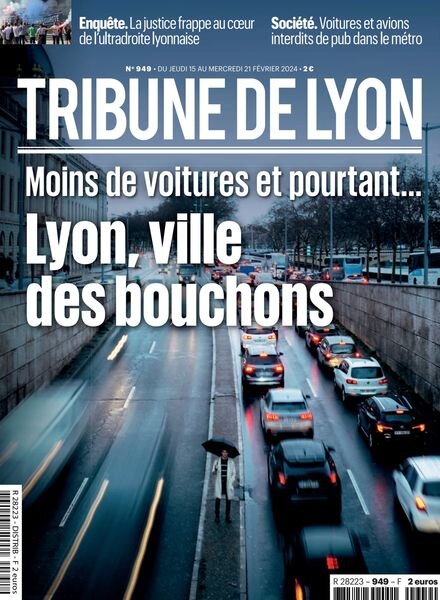 Tribune de Lyon – 15 Fevrier 2024 Cover