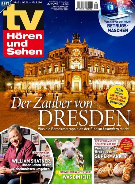 TV Horen und Sehen – 2 Februar 2024 Cover