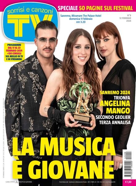 TV Sorrisi e Canzoni – 12 Febbraio 2024 Cover