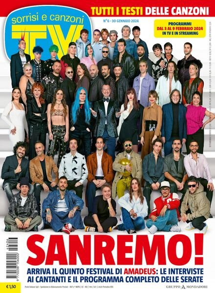 TV Sorrisi e Canzoni – 30 Gennaio 2024 Cover
