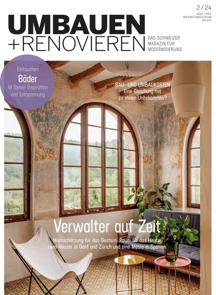 Umbauen + Renovieren – Marz-April 2024 Cover