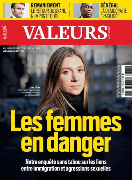 Valeurs Actuelles – 15 Fevrier 2024 Cover