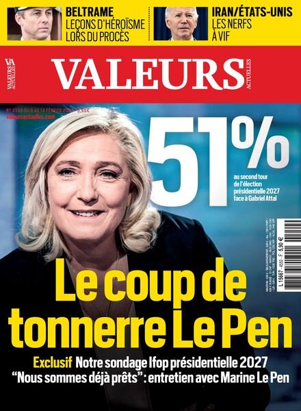 Valeurs Actuelles – 8 Fevrier 2024 Cover