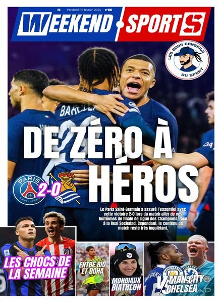 Week-end Sports – 17 Fevrier 2024 Cover