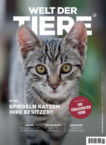 Welt der Tiere – Februar-Marz 2024 Cover