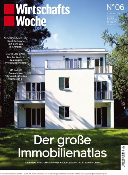 Wirtschaftswoche – 02 Februar 2024 Cover