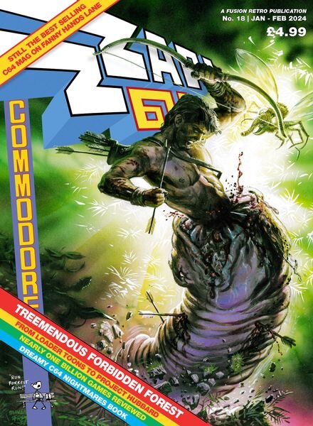 ZZAP! 64 Magazine – Issue 18 – January-February 2024 Cover