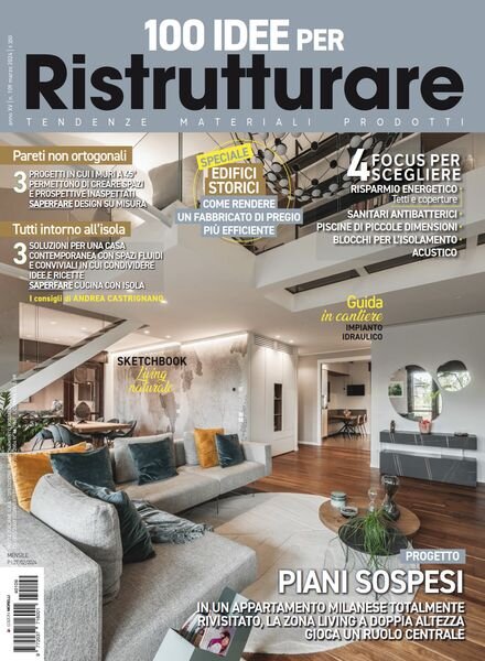 100 Idee per Ristrutturare – Marzo 2024 Cover