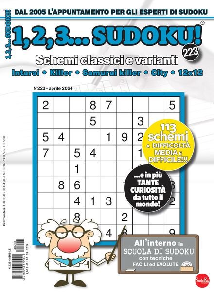 123 Sudoku – Aprile 2024 Cover