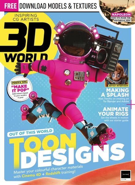 3D World UK – Issue 310 – April 2024 Cover