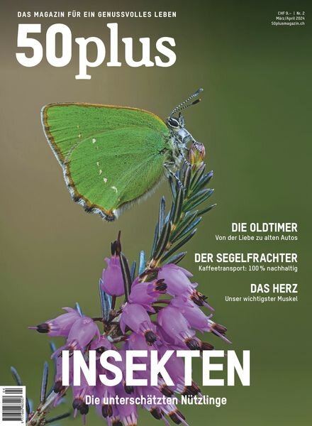 50plus Switzerland – Marz-April 2024 Cover