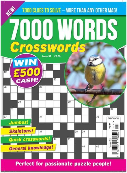7000 Words Crosswords – Issue 32 – March 2024 Cover