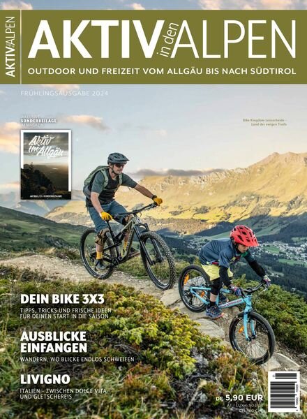 Aktiv in den Alpen – Fruhling 2024 Cover