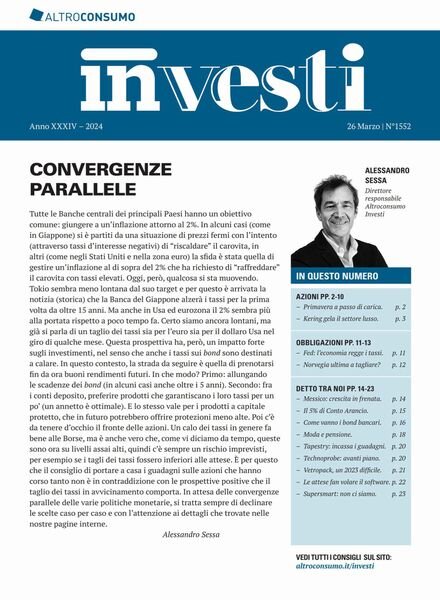 Altroconsumo Investi – 26 Marzo 2024 Cover