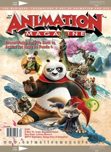 Animation Magazine – April 2024 Cover
