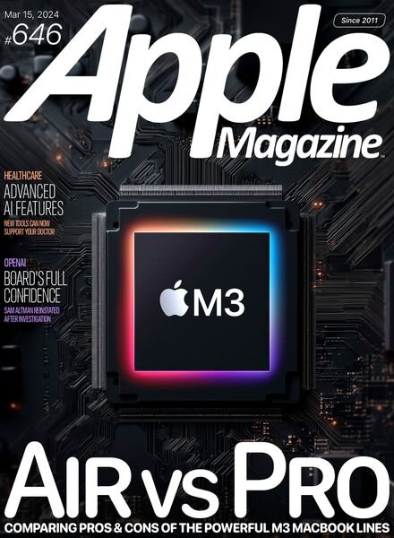 AppleMagazine – Issue 646 – March 15 2024 Cover