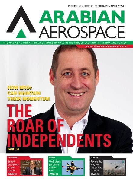 Arabian Aerospace – February-April 2024 Cover