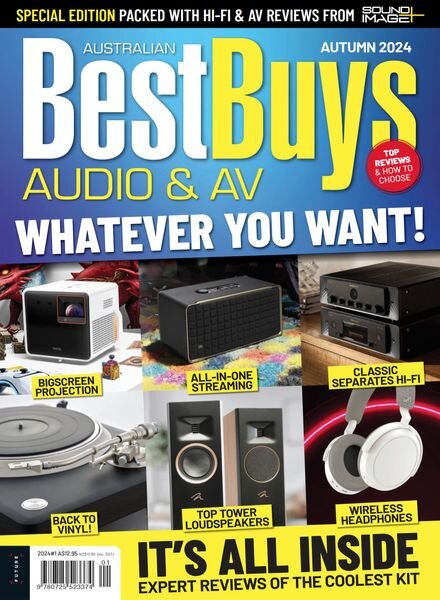 Australian Best Buys Audio & AV – Issue 8 – Autumn 2024 Cover
