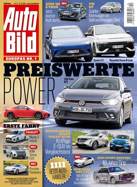 Auto Bild Germany – 21 Marz 2024 Cover