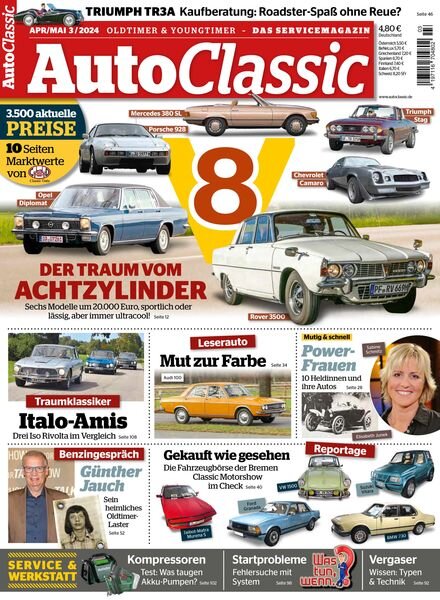 Auto Classic – April-Mai 2024 Cover